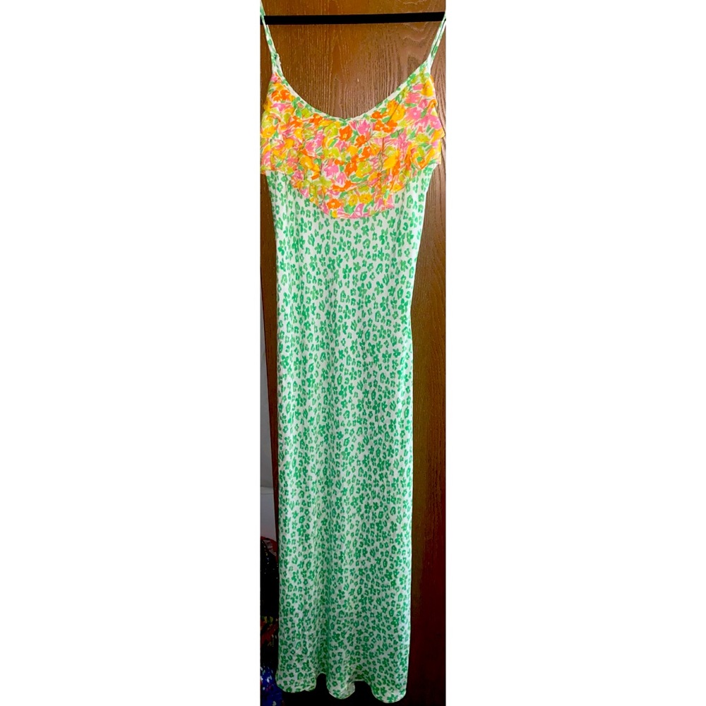 TROPICAL LEOPARD PRINT DRESS